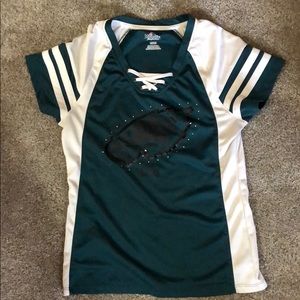 slim fit philadelphia eagles top